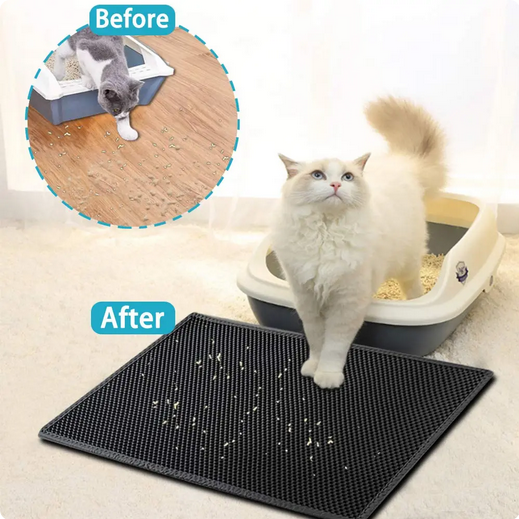 Cat Litter Mat - Waterproof, Double-Layer, Skidproof